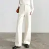 Pantalones rectos simples y elegantes para mujer, nueva colección otoño 2026, de cintura alta, corte holgado casual, modernos y versátiles, adecuados para figuras petite