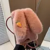 Bolso de felpa transfronterizo para mujer, nueva colección otoño 2026, diseño moderno y único, bolso cruzado popular, bolso para teléfono estilo coreano
