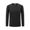 Sudadera de Manga Larga de Color Sólido con Cuello Redondo, Nuevo Estilo Otoño e Invierno 2026 para Hombre, Prenda Base de Alta Gama Lyocell para Negocios Casual