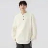 Sudadera Casual con Cuello Henry Nasa Beauty Shi=====---para Hombre Nueva Engrosada Cálida Otoño e Invierno Sentido de Alta Gama