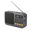 Hongba 602 Radio para Personas Mayores Reproductor Portátil con Carga Radio Multifunción con Ranura para Tarjeta Altavoz Bluetooth