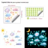 Pegatinas Luminosas de Nube y Estrella de Amazon Transfronterizas para Habitación Infantil Pegatinas de Pared Creativas que Brillan Pegatinas Decorativas de Pared Fluorescentes