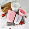 Taza medidora de silicona transfronteriza de gran capacidad, taza para té de leche con escala, resistente a altas temperaturas, juego de herramientas para hornear de cocina casera, venta al por mayor