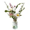 Flor de margarita artificial de vidrio de modelo nuevo transfronteriza, flor falsa, decoración del hogar, planta en maceta de flor artificial, adorno pequeño de escritorio de flor falsa
