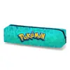 Estuche Largo de Lápices Pokémon para Estudiantes, Caja de Lápices de Gran Capacidad, Bolsa de Almacenamiento Portátil, Almacenamiento de Agenda al por Mayor Transfronterizo