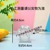 Bolsa de la suerte acrílica concha de cáñamo de flujo de aceite hecha a mano casera caparazón vacío transparente botella de perfume de aceite de arena movediza botella de gota de agua de amor