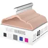 Cabide de Veludo Multifuncional com Entalhes Antiderrapantes para Adultos de Plástico Organização de Armazenamento para Lojas de Roupas Cabide de Roupa