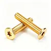 Tornillo Torx de Cabeza Plana Chapado en Oro Oro Tuhao Cabeza Plana Fina CM Tornillo para Laptop M2M3M4M5M6M8