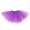 Saia de tule com saia de armação transfronteiriça para meninas, saia tutu, saia de tule de três camadas Princesa, saia de balé de comércio exterior europeu e americano