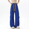 Pantalones Plisados de Secado Rápido Dopamine para Hombres y Mujeres, Estilo Veraniego Delgado con Costuras Visibles, Pantalones Casuales de Seda de Hielo de Pierna Recta, Pantalones Deportivos Sueltos con Protección Solar