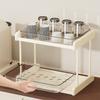 Estante de Almacenamiento de Escritorio Oficina Hogar Portavasos de Gran Capacidad con Bandeja de Drenaje Estante de Almacenamiento de Vasos de Lujo Ligero de Gama Alta
