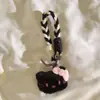 Lindo y Suave Colgante Llavero de Peluche Gato Kt Estilo Ins Correa para Teléfono DIY Cadena para Mochila Muñeco