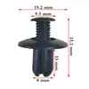 Tornillos de Expansión de Plástico Automotriz Universales de 8 mm, Pernos Pasantes, Clips para Revestimiento de Parachoques y Guardabarros, Clips de Maletero