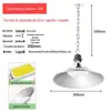 Lâmpada LED à Prova de Três Ambientes Yaming para Indústria e Mineração Lâmpada de Parafuso E27 Lâmpada Disco Voador Super Brilhante Iluminação Industrial para Fábrica Armazém Fábrica