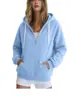 Sudadera larga gruesa para mujer de Amazon, serie de stock a largo plazo, estilo de venta caliente para otoño e invierno para parejas y uso casual