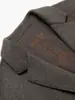 Traje de Lana de Doble Cara para Hombre, Nuevo, de Lana 100%, con Chaleco de Plumas Desmontable, Chaqueta de Traje Casual de Negocios para Otoño e Invierno