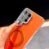 Capa de celular com suporte rotativo IMD de furos finos para Dopamina, adequada para Samsung S26ULTRA, A57/A37, tendência, luxuosa