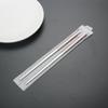 Full Square 304 Chopsticks Hollow Square Titanium Paint Português Antiderrapante Hotel Suprimentos 304 pauzinhos de aço inoxidável