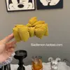 Pinza Banana de Satén con Lunares de Alta Calidad para Mujer, Estilo de Gama Alta, Pinza para Cola de Caballo, Horquilla Vertical, Accesorio para el Cabello