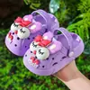 Zuecos Infantiles de Dibujos Animados con Ojos Grandes, Pantuflas de Casa de Verano Antideslizantes y Resistentes a Olores con Suela Suave y Punta Cerrada