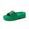 Nuevas Pantuflas Transfronterizas, Moda de Verano para Exteriores, Sandalias de Tacón Alto, Sandalias de Playa de Suela Gruesa con Hebilla, Dos Formas de Usar