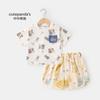 Kaka Panda Meninas T-shorts de Manga Curta Conjunto de Duas Peças Roupa de Verão Infantil Meninos Roupa Casual de Verão Roupa Infantil para Bebê