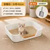Arenero para Gatitos Grande de Tapa Abierta con Lados Altos, Anti-Salpicaduras, Ensanchado, Inodoro para Perros, Caja de Arena para Gatos