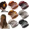 Presilha Horizontal Quadrada Oca de PC para a Parte de Trás da Cabeça, Pinça com Cinco Dentes, Presilha Superior Simples e Versátil para Cabelo, Presilha de Cabelo, Grampo de Cabelo Pinça Tubarão
