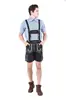 Comercio Exterior Conjunto Europeo y Americano de Camisa y Tirantes para Hombre, Disfraz Tradicional Alemán Oktoberfest para Hombre Adulto, Atuendo para Actuación en Escenario