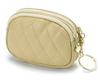 Porta-moedas Multifuncional Porta-chaves Pingente de Batom Bolsa de Armazenamento Zíper de Camada Dupla Grande Capacidade Porta-cartões Feminino