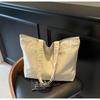 Bolsa Tote de Ombro Feminina Casual Tendência Inverno 2026 Nova Grande Capacidade Personalidade Popular Estilo Coreano Transfronteiriça