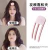 Peine coreano de realce de cráneo viento-plástico almohadilla para el cabello raíz del cabello clip para el cabello femenino perezoso sin costuras clip para el cabello 2024 nuevo artefacto esponjoso