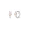 Pendientes de plata de ley 925 de alta gama, estilo coreano, sencillos, versátiles, con hebilla de oreja de perla, estilo simple, de moda, ligeros, de lujo y de nicho.