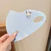 Mascarilla de Protección Solar de Verano para Niños Kuromi Bebé Seda de Hielo Transpirable Protección para Ojos Lavable Linda Mascarilla Facial para Niños y Niñas