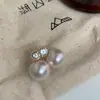 Brincos de Pérola com Zircônia, Brincos Femininos, Nicho Simples, De Alta Qualidade, Versátil, Brincos Pequenos de Lâmpada Delicados e Exquisitos, Novos Produtos