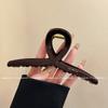 Horquilla con forma de tiburón grande para mujer, accesorio para el pelo de alta gama, otoño e invierno, 2024