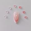 Joias para Nail Art de Fogo 2023 Nova Celebridade da Internet Popular Coringa Laço Mudança de Cor Amor Joias Nail Art Atacado