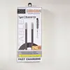 Cable de datos trenzado de un a tres colores en caja con pantalla digital, cable de carga en codo para embalaje, caja blíster, cordón para teléfono móvil, caja de alambre perforado