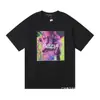 Camisa Roxa Masculina Feminina High Street Camisetas Masculinas 2024Ss Whi