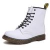1460 Explosiones Clásicas Botas Martin de 8 Ojales Talla Grande Zapatos de Hombre Pareja Caña Alta Cuero Británico Casual Retro Botas de Trabajo