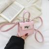 Bolso pequeño para niños 2024, nuevo, informal, estilo coreano, para niñas, mochila pequeña, moderno, con láser, cuadrado pequeño.