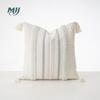 Cojín de Sofá con Borlas Estilo Escandinavo Retro Soporte Lumbar de Oficina Funda de Cojín para el Hogar Habitación Modelo Decoración B&B