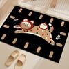 Tapete de Chão para Banheiro Desenho Animado Lama de Diatomáceas Absorvente de Água Secagem Rápida Capacho Banheiro Vaso Sanitário Antiderrapante Tapete para Pés Tapete Personalizado com Fotos