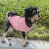 Nuevo suéter casual de punto trenzado de color liso para otoño e invierno para perro, moda, cómodo, ropa para mascotas, ropa cálida en stock