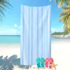 Toalla de Playa Azul Minimalista Artística Más Vendida en Amazon Transfronterizo Toalla de Baño con Estampado Creativo de Bikini