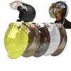 Óculos à Prova de Vento com Lentes Bolha, Óculos de Sol Transparentes Meio Capacete, Óculos à Prova de Vento, 4 Capacetes, Capacete Bobo Retro Universal 3