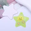 Parche Estilo Ins de Dibujos Animados Lindo con Estampado de Estrella de Cinco Puntas Accesorios para Pasadores de Pelo de Acrílico DIY Material para Colgante de Collar Infantil