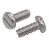 Tornillo de cabeza plana ranurada de acero inoxidable 304 M1.6M2M2.5M3M4M5-M10, tornillo de cabeza redonda ranurada GB67