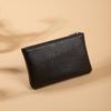 [Unisex] Nuevo Monedero Litchi con Cremallera Bolsa Corta para Tarjetas, Monedas y Llaves