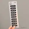 Clip de Cabello Bb Negro Mate Transparente Estilo Coreano Accesorio para el Cabello Pasador, Paquete de 10 Clips de Cabello Bb para Flequillo